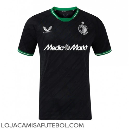 Camisa de Futebol Feyenoord Equipamento Secundário 2024-25 Manga Curta